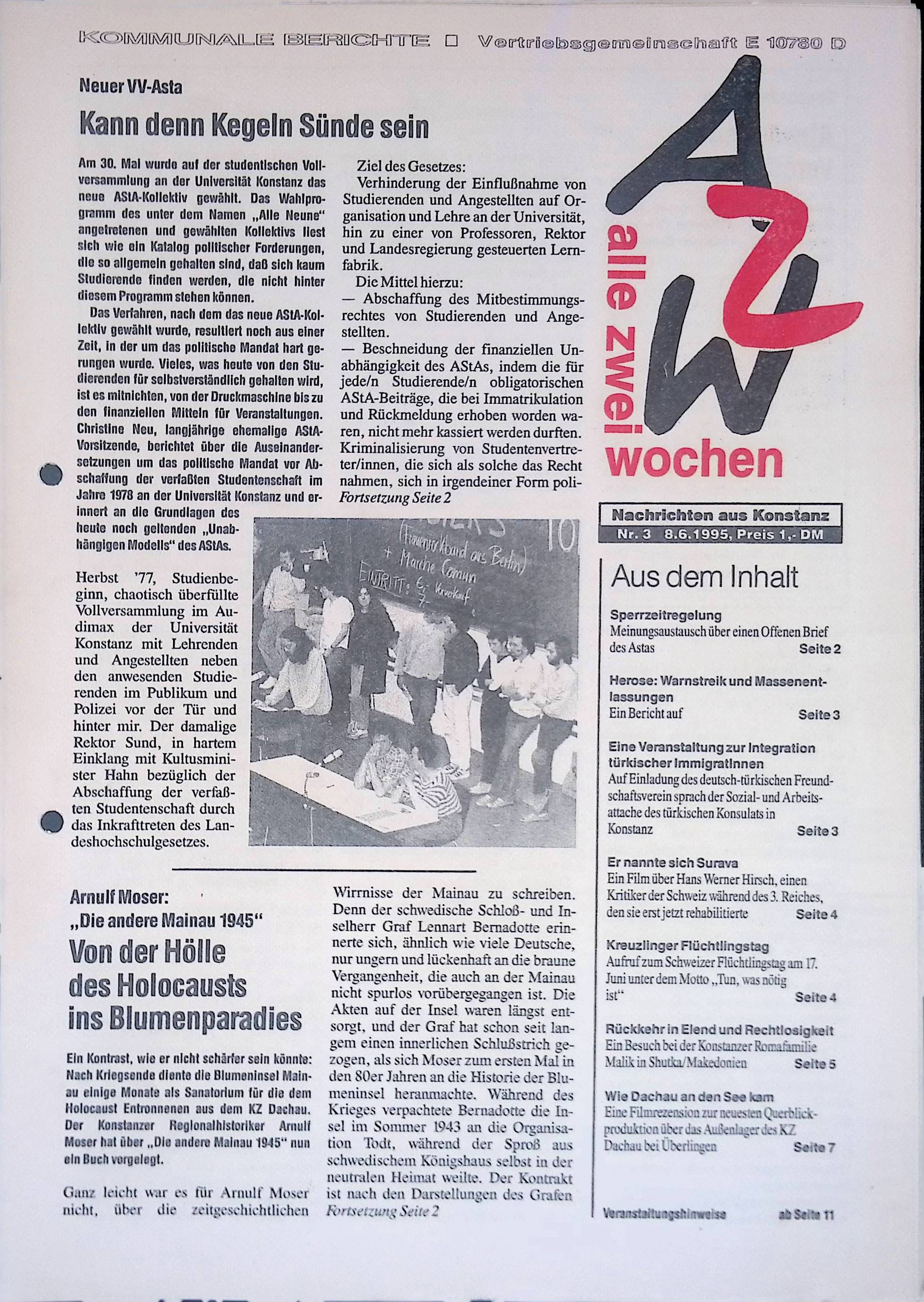 Heft 3 vom 8. Juni 1995
