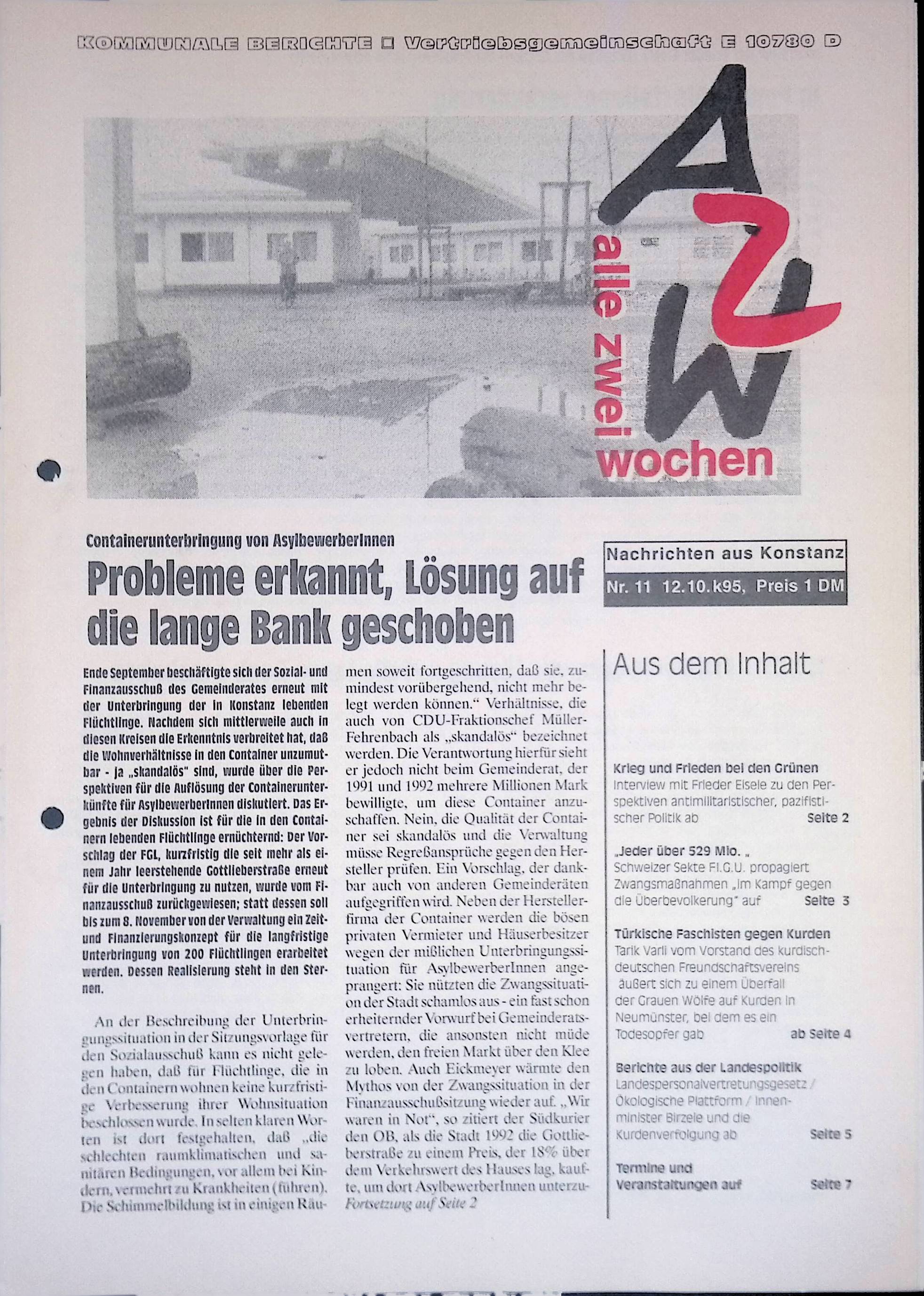 Heft 12 vom 10. November 1995