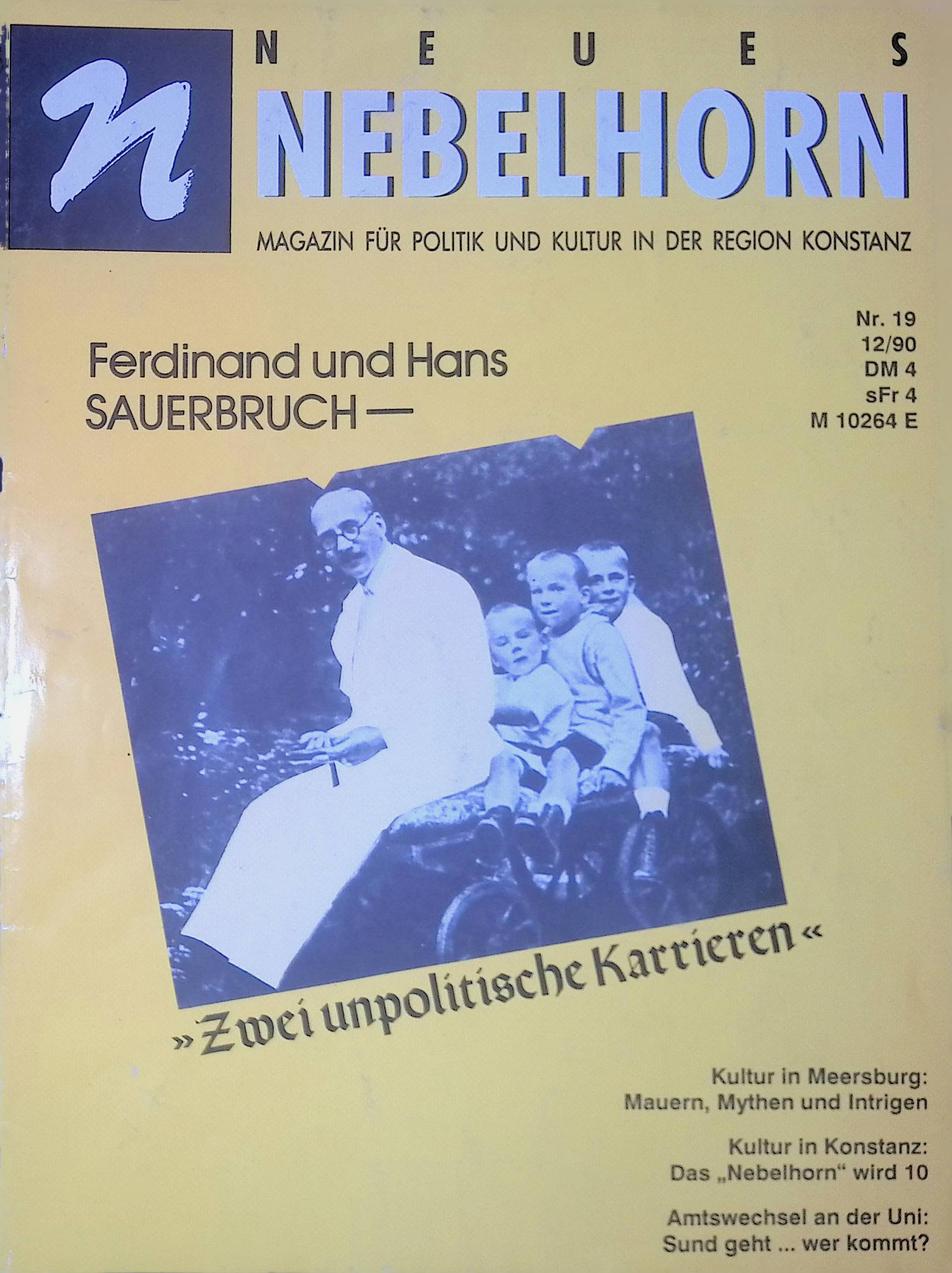 Heft 19 vom Dezember 1990