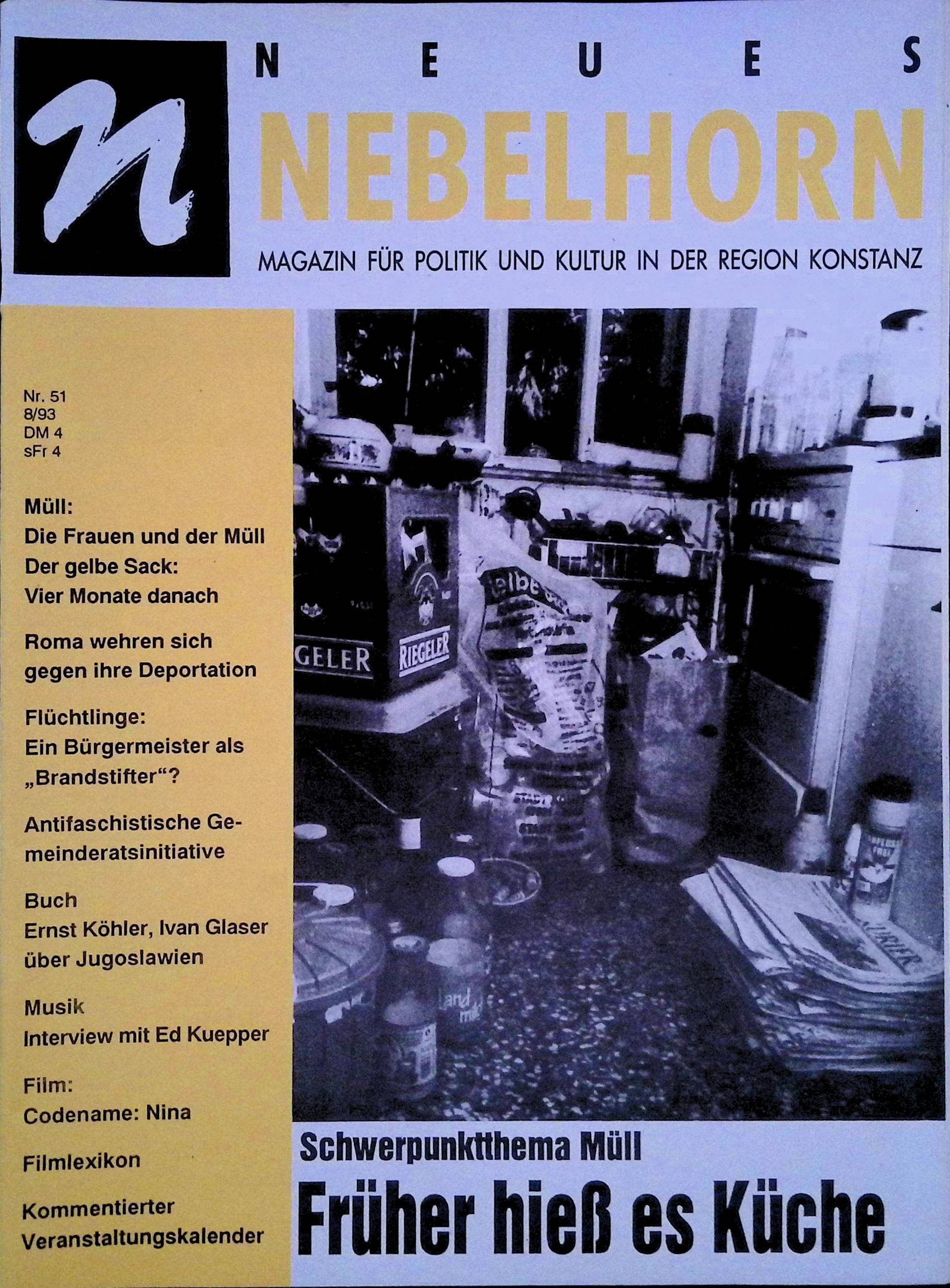 Heft 51 vom August 1993