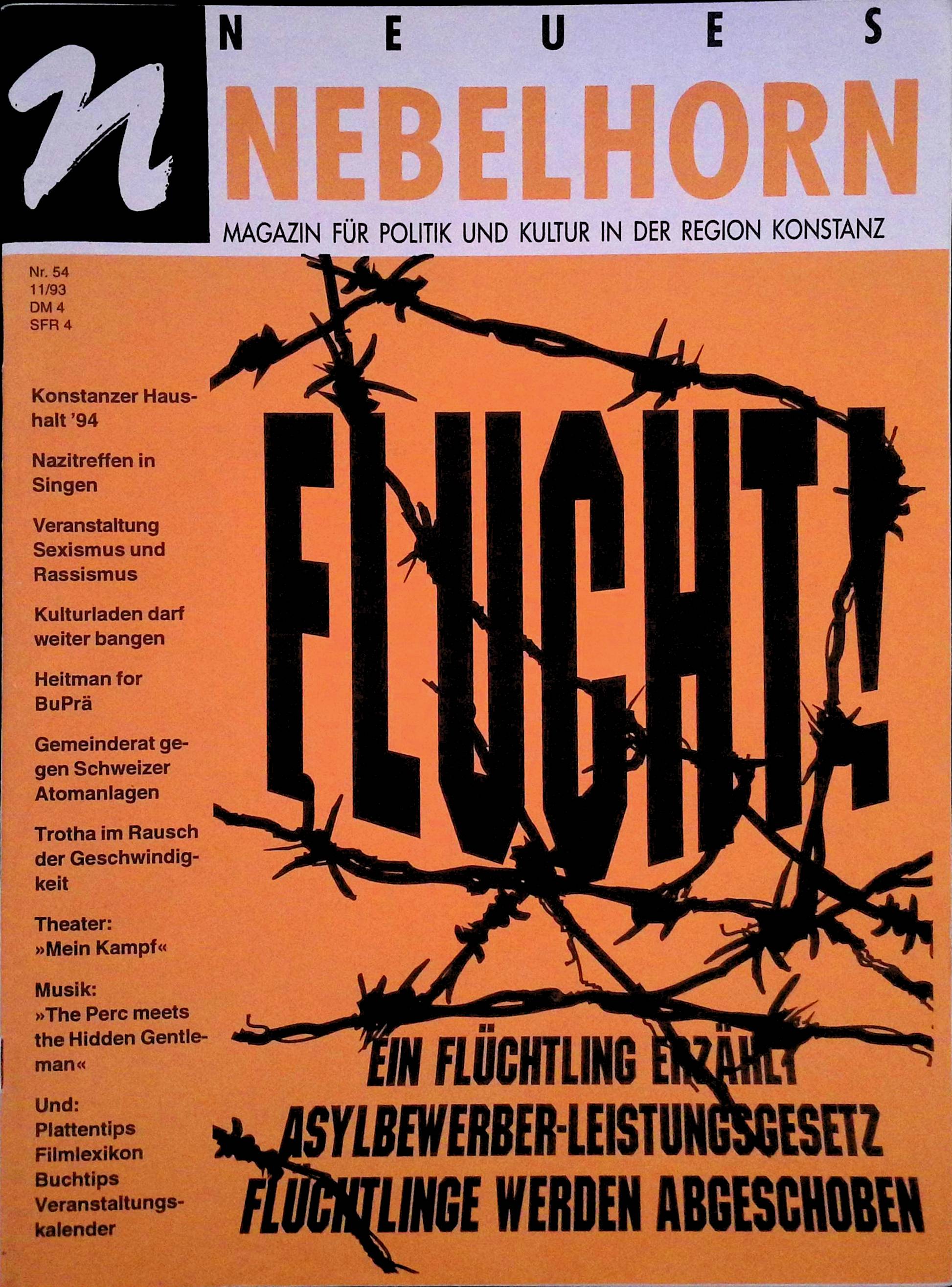Heft 54 vom November 1993