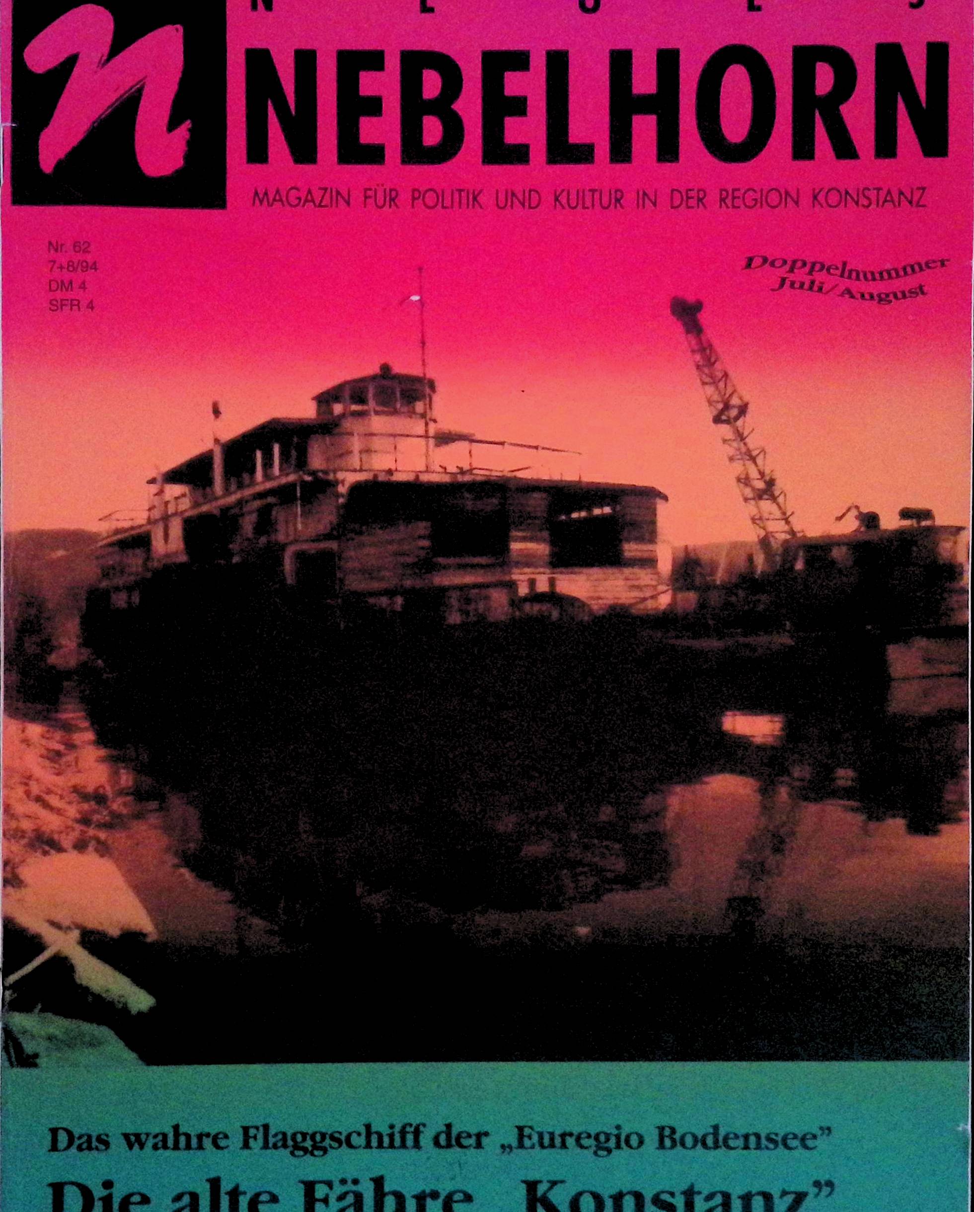 Heft 62 vom Juli 1994