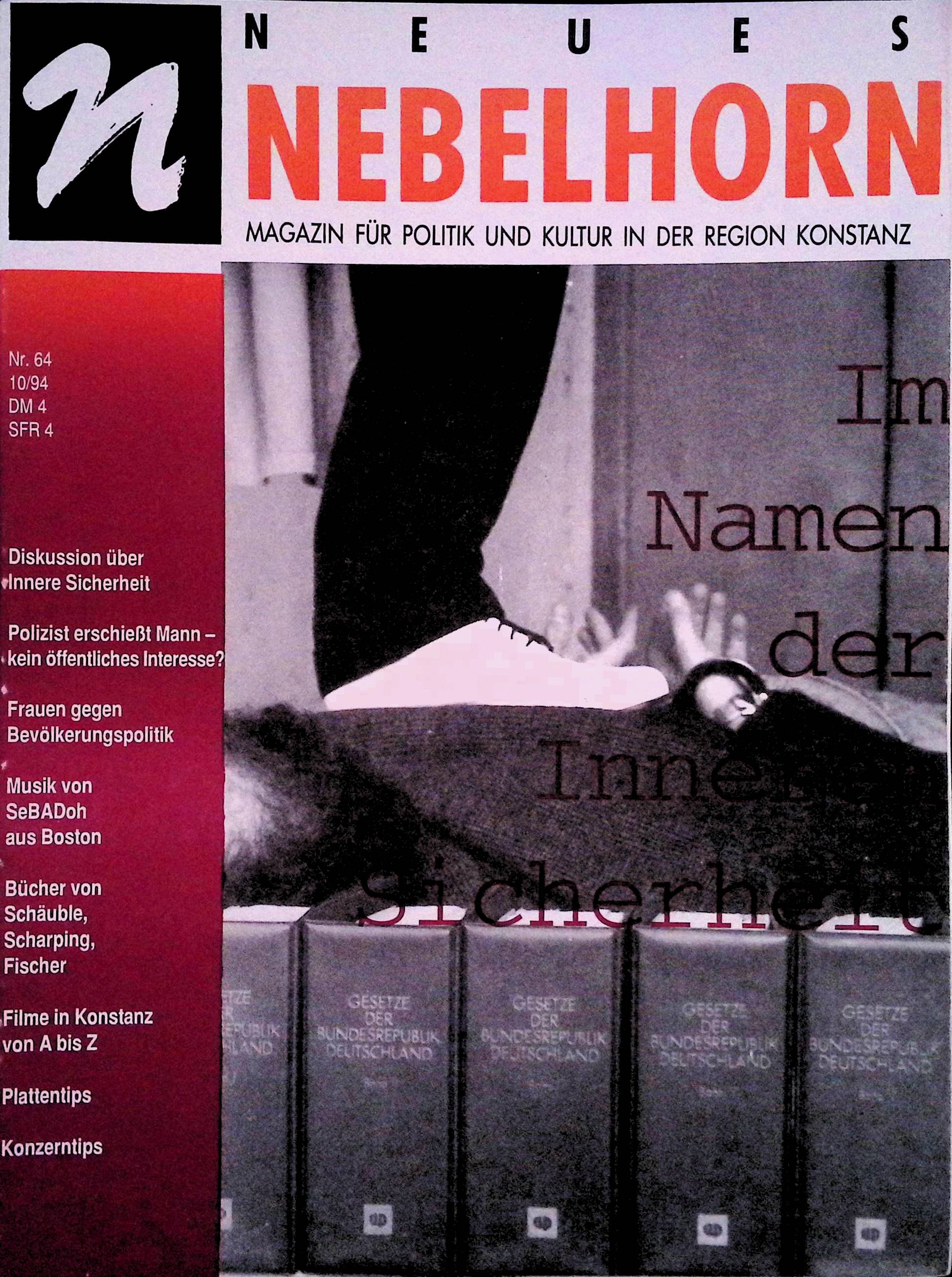Heft 64 vom Oktober 1994