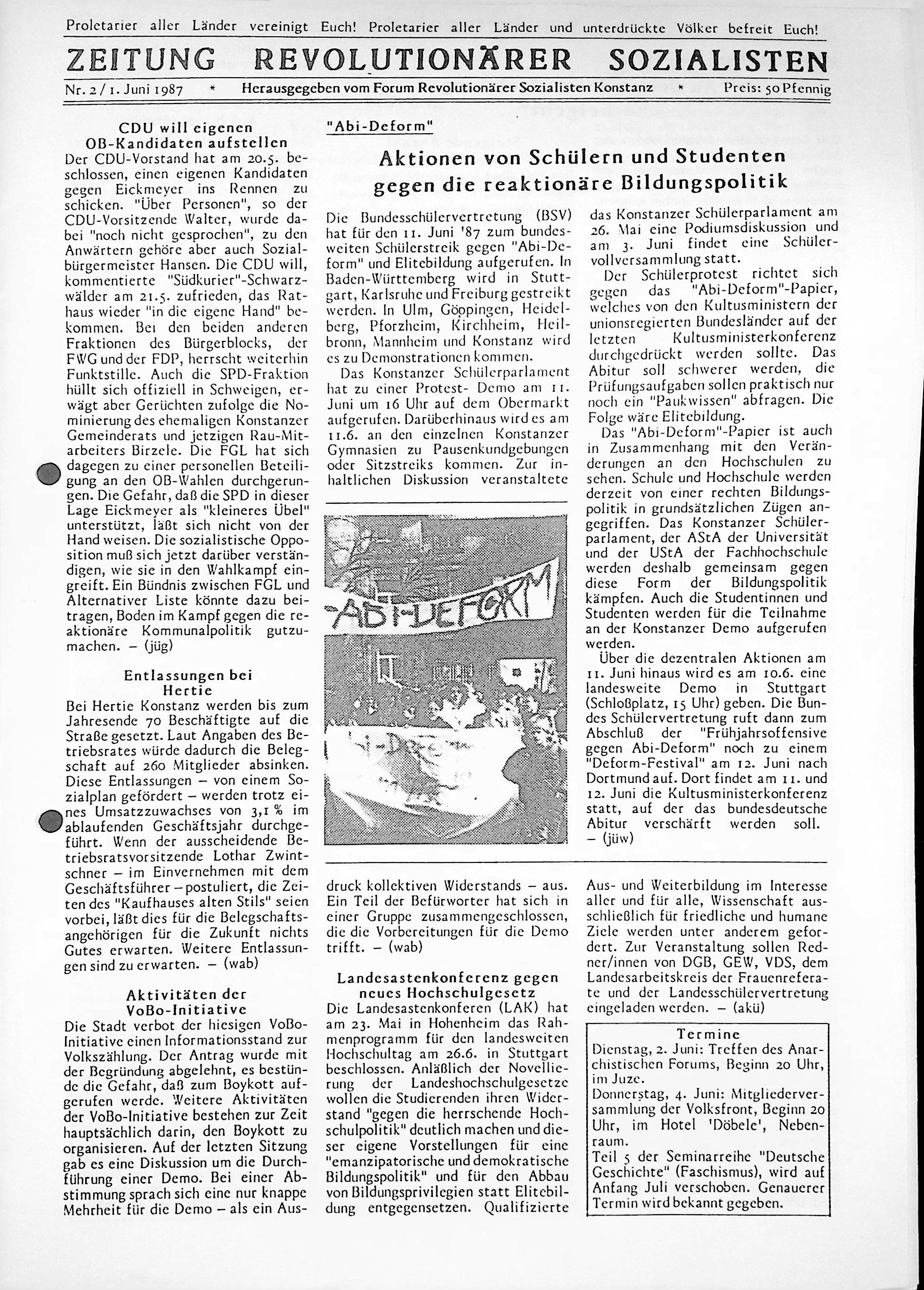Heft 01/02 vom 01.06.1987