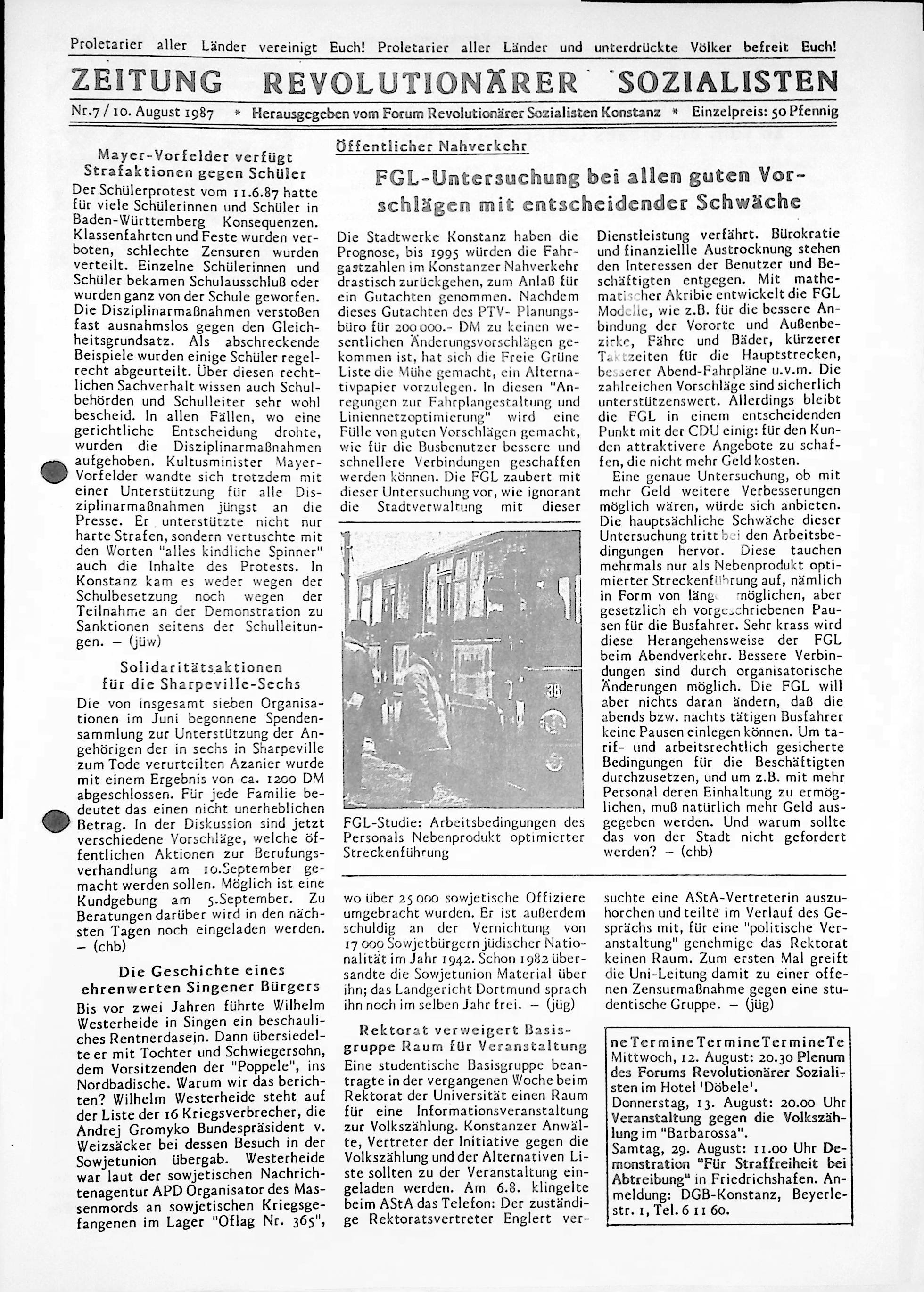 Heft 01/07 vom 10.08.1987