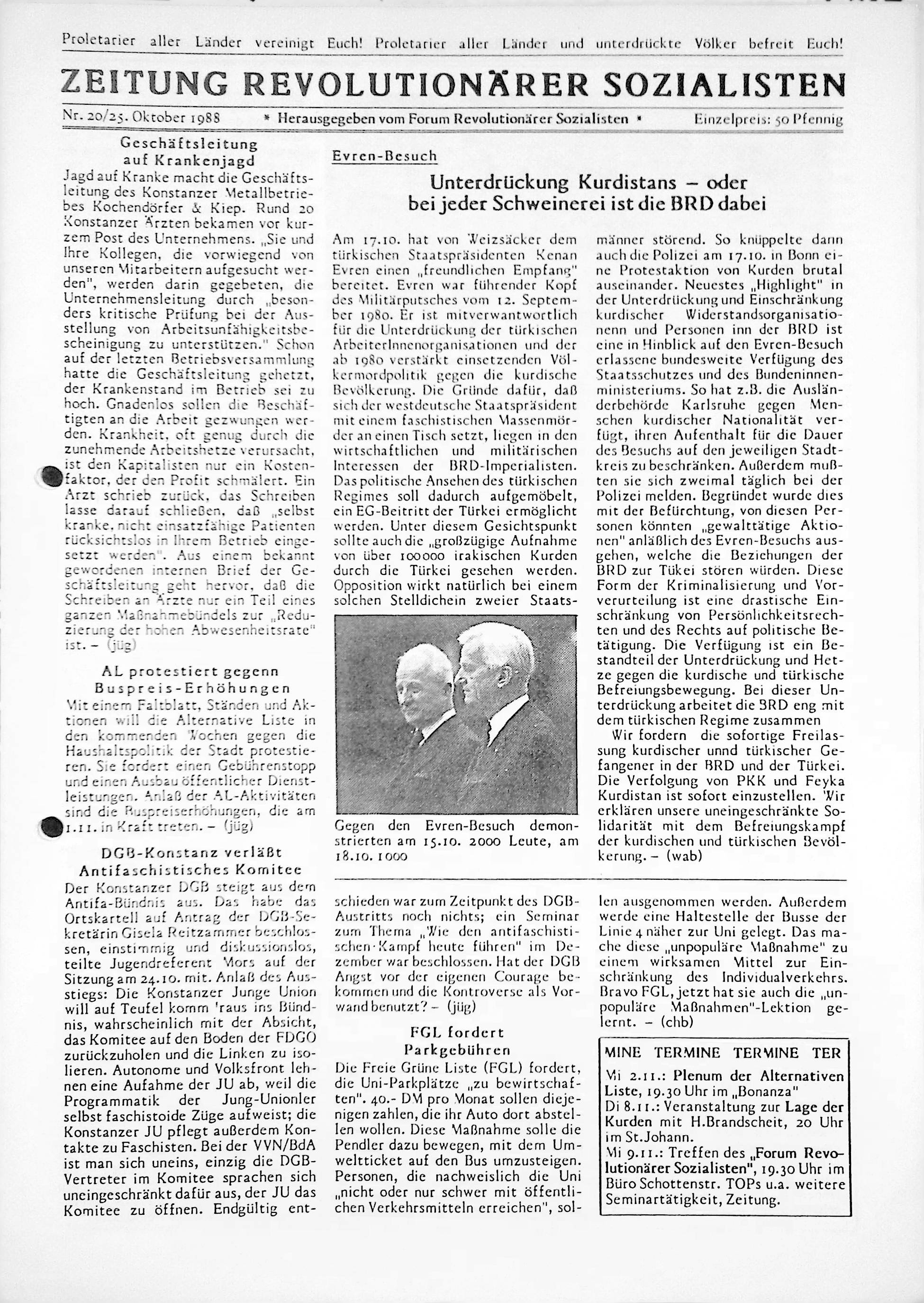 Heft 02/20 vom 25.10.1988