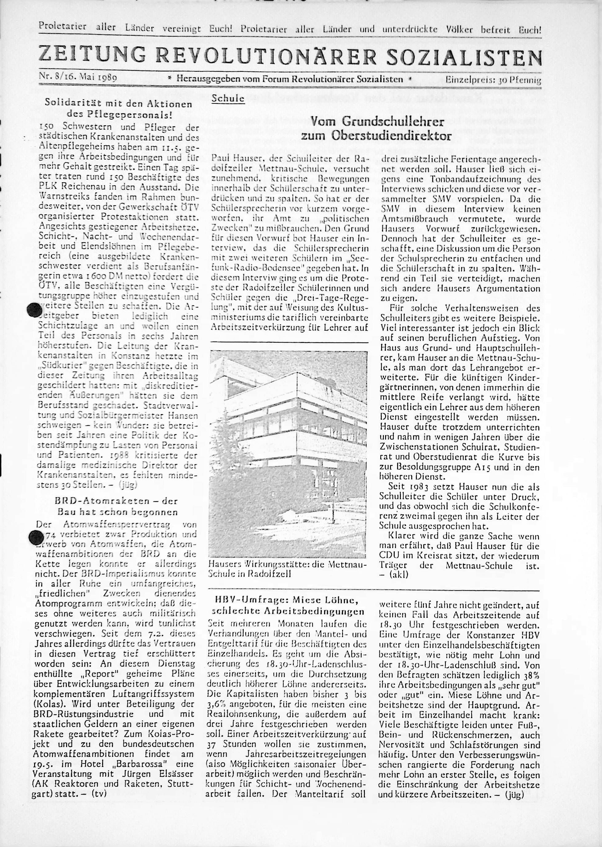 Heft 03/08 vom 16.05.1989