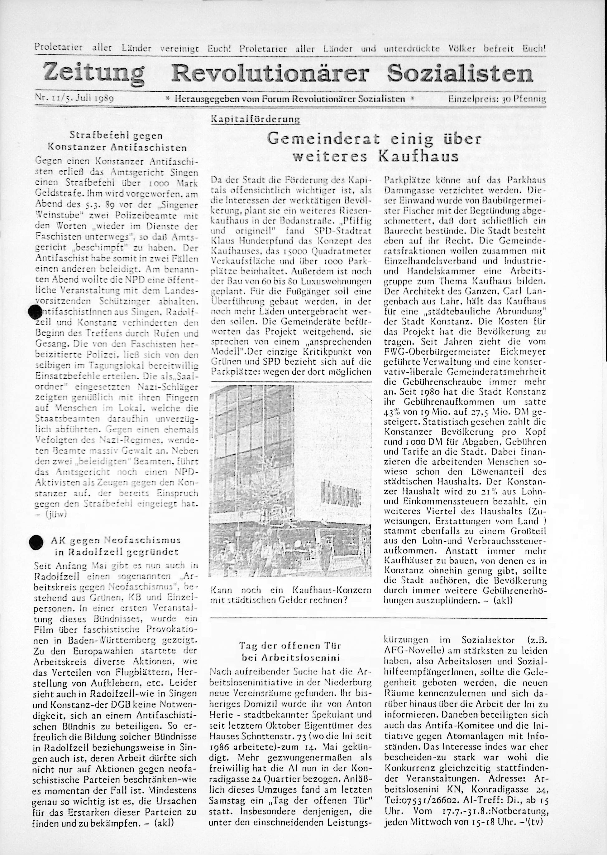 Heft 03/11 vom 05.06.1989